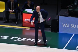 Reyer Venezia, Spahija: “Non abbiamo avuto fisicità nei 40 minuti. Tessitori? Ha chiesto il cambio”