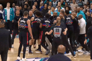 Rissa Pistons-Hornets: quattro espulsi e caos in campo, fuori anche coach Charles Lee