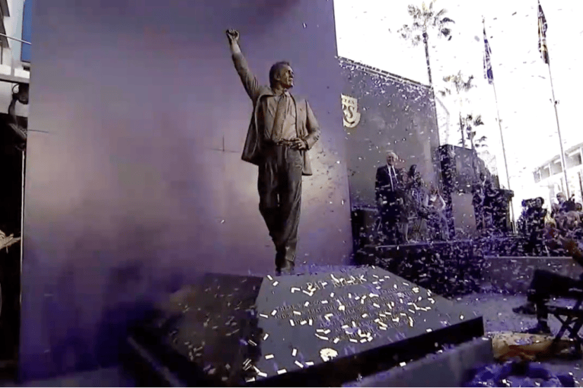 statua Pat Riley Lakers