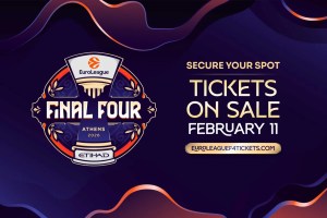 Ticket sales for the 2026 EuroLeague Final Four Athens presented by Etihad start February 11