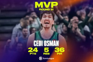 EuroLeague Round 31 MVP: Cedi Osman, Panathinaikos