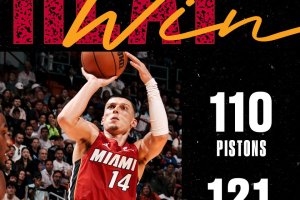 Herro accelera, Adebayo entra nella storia: Miami tiene Detroit a distanza