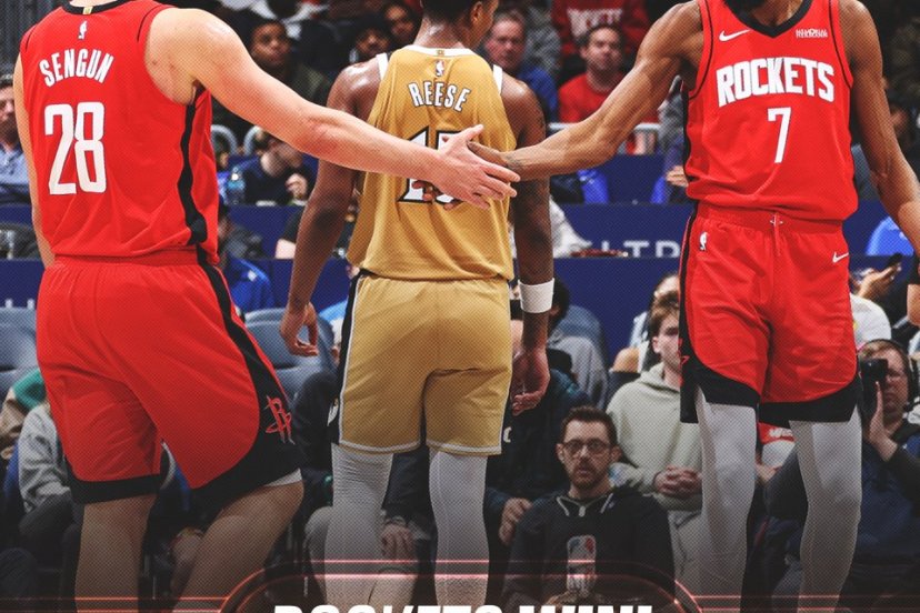 Rockets Wizards 123-118 Sengun Durant Trae Young espulsione