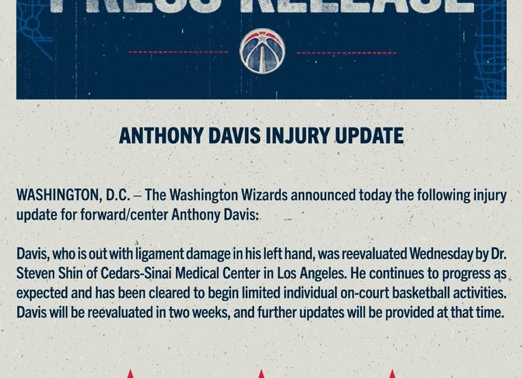 anthony davis wizards