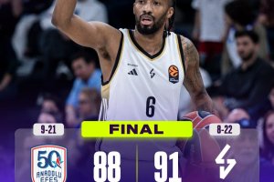 Angola’s career night lifts ASVEL as Efes rally falls short