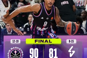 Euroleague Round 31: Robinson guida il Paris Basketball al successo nel derby con l’ASVEL