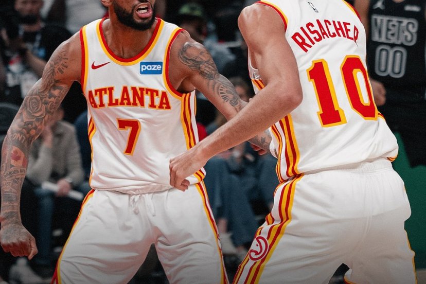 Atlanta Hawks otto vittorie consecutive Jalen Johnson Nets