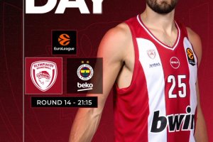 Olympiacos-Fenerbahce, sfida al vertice al SEF: palla a due alle ore 20.15