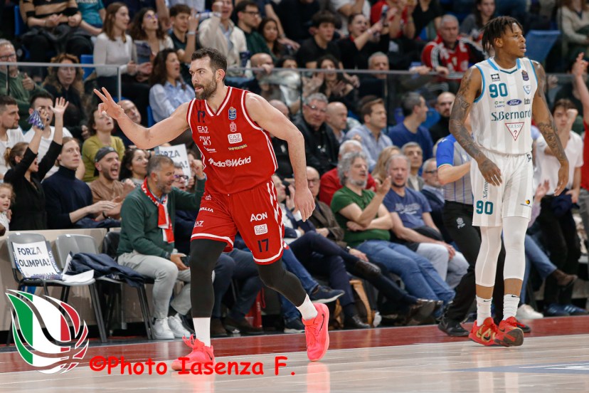 Pippo Ricci MVP Olimpia Milano Cantù