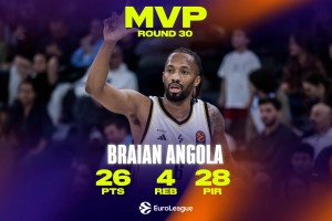 EuroLeague Round 30 MVP: Braian Angola, ASVEL Villeurbanne