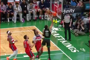 Queta e Tatum in doppia-doppia, i Celtics battono i Wizards