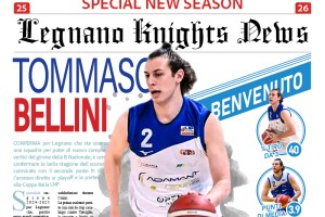 Legnano Knights: ufficiale la firma di Tommaso Bellini