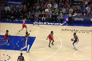 76ers, Paul George e Joel Embiid subito protagonisti
