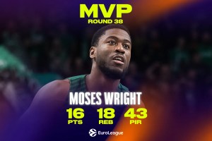 EuroLeague Round 38 MVP: Moses Wright, Zalgiris Kaunas