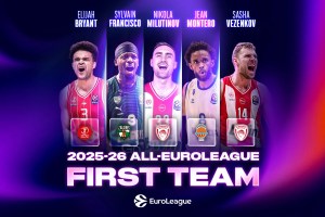 All-EuroLeague First Team 2025-26: Vezenkov leads the ideal lineup with Montero and Francisco