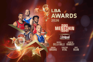 LBA Awards 2026, corsa MVP: Bilan, Brooks, Della Valle, Ramsey e Vital in nomination
