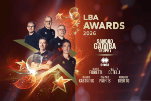 LBA Awards 2026, Coach of the Year: cinque allenatori in corsa per il Sandro Gamba Trophy