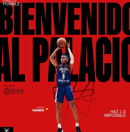 Jaylen Hands UCAM Murcia