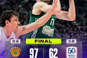 EuroLeague Round 38 | L’Efes sparisce nel terzo quarto, passeggia il Panathiniakos