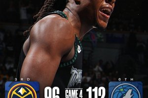 Eroico Dosunmu, i Timberwolves mettono all’angolo i Nuggets e si prendono gara 4