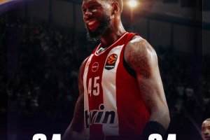 Dominio Olympiacos, prova di forza in gara 2 contro il Monaco davanti a Giannis e Djokovic