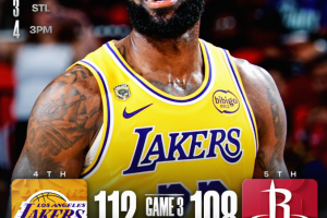 Volano i Los Angeles Lakers: Houston Rockets ko anche in gara 3 dopo un supplementare
