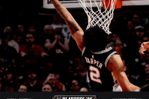 Castle e Harper rispondono all’assenza di Wemby, successo San Antonio Spurs a Portland in gara 3