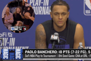 Passa più tiri di Ben Simmons e centra una spettatrice a bordocampo: il disastro di Paolo Banchero