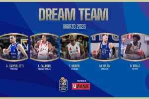 Svelato il Dream Team UMANA del mese di marzo di LBA
