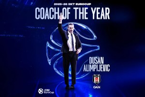 Besiktas, Dusan Alimpijevic è il Coach of the Year della stagione di EuroCup