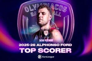 Sasha Vezenkov is the 2025-26 Alphonso Ford Top Scorer Trophy winner