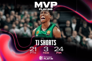 TJ Shorts named EuroLeague Play-In MVP after leading Panathinaikos to the playoffs