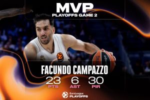 Euroleague MVP of Playoffs, Game 2: Facu Campazzo, Real Madrid