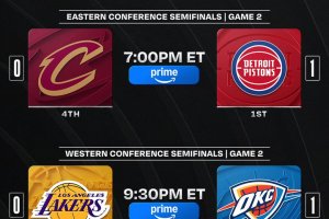 NBA Playoff, tempo di Gara 2 per Pistons-Cavs e Thunder-Lakers