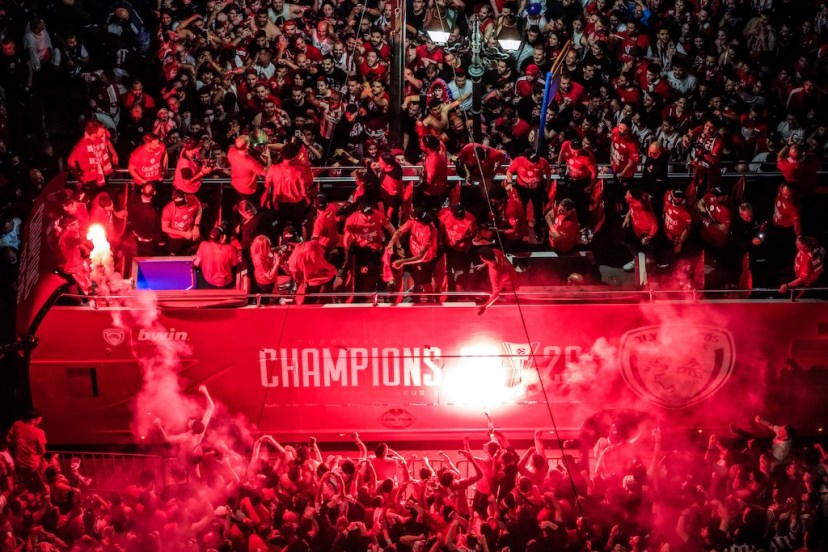 Olympiacos EuroLeague festa Pireo