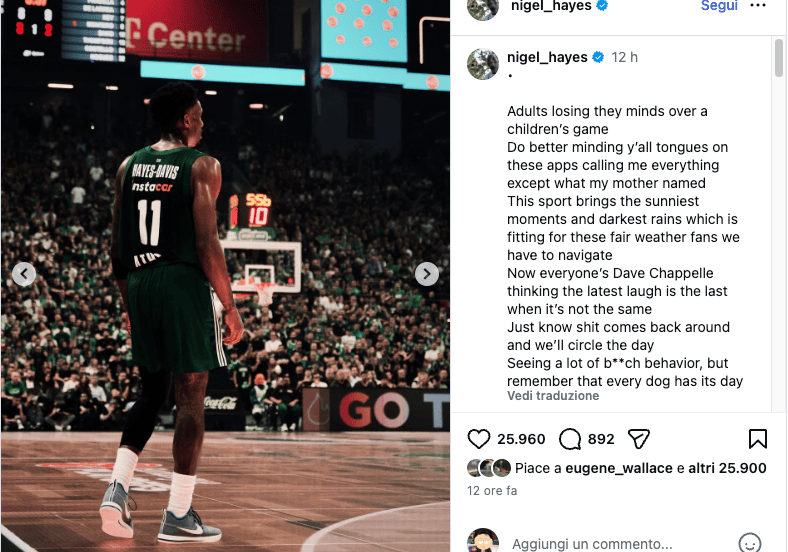 Nigel Hayes-Davis Panathinaikos