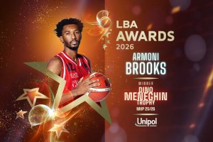 Armoni Brooks named LBA MVP 2026 after leading Olimpia Milano’s offense