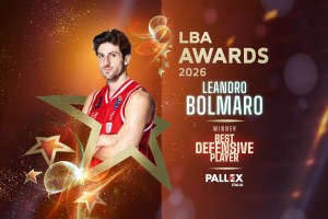 Leandro Bolmaro è il Best Defensive Player LBA 2026: premio alla difesa dell’Olimpia Milano
