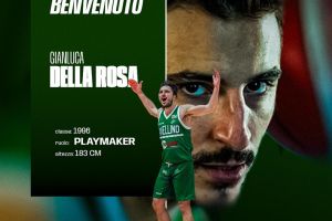 Avellino Basket, ufficiale l’arrivo di Gianluca Della Rosa