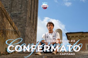 Sebastiani Rieti, Lorenzo Piccin rinnova fino al 2027 e sarà capitano
