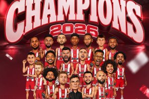 Olympiacos seal a legendary season with the Greek title