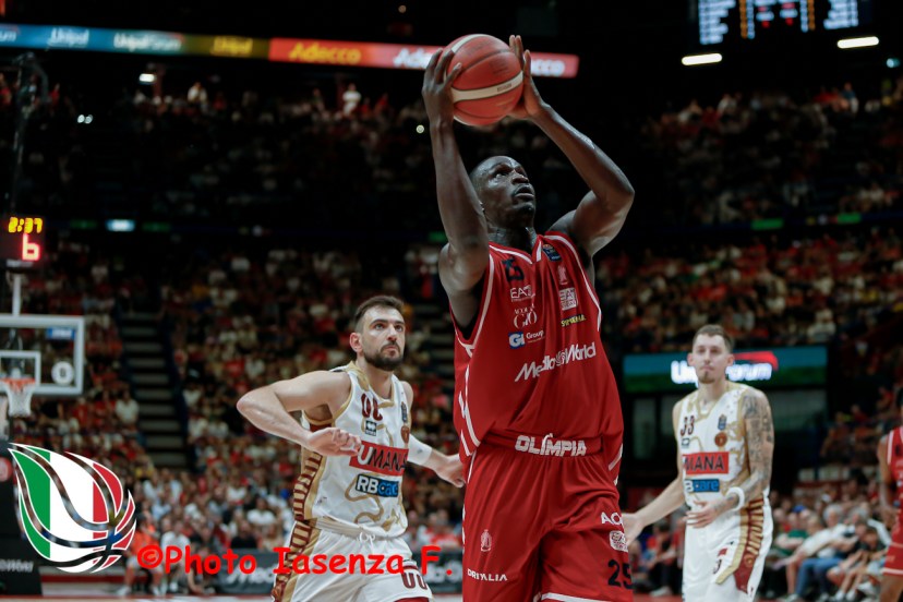 LBA Finale Playoff Olimpia Milano - Reyer Venezia gara 2 Diop