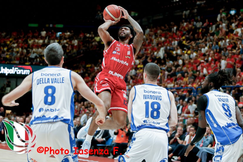 LBA Playoff gara 3 Olimpia Milano - Germani Brescia