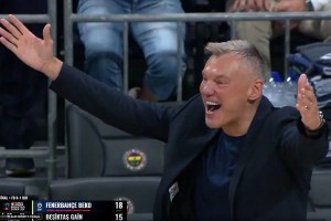 Fenerbahce, Jasikevicius espulso nel primo quarto di Gara 2 contro Besiktas
