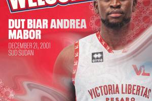 VL Pesaro firma Dut Biar Andrea Mabor fino al 2028
