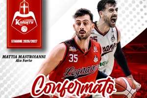 Legnano Knights: confermato Mattia Mastroianni
