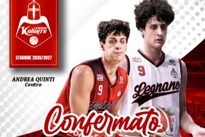 Legnano Knights, confermato Andrea Quinti