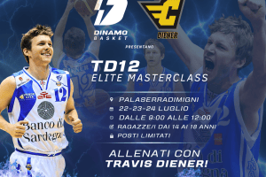 Dinamo Sassari, Travis Diener torna in città: ecco la TD 12 Elite Masterclass