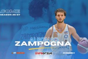Orlandina Basket: ufficiale l’arrivo di Alfonso Zampogna