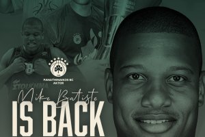 Official: Mike Batiste returns to Panathinaikos
